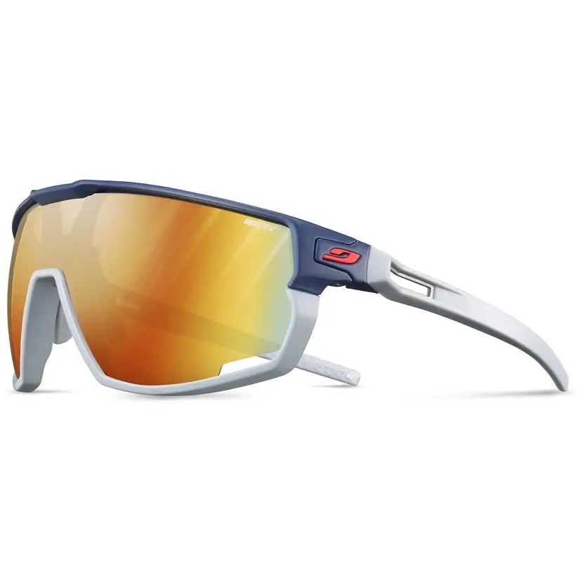 Produktbild von Julbo Rush Reactiv Sonnenbrille - Dark Blue/Grey / Multilayer Red Reactiv 1-3 Light Amplifier