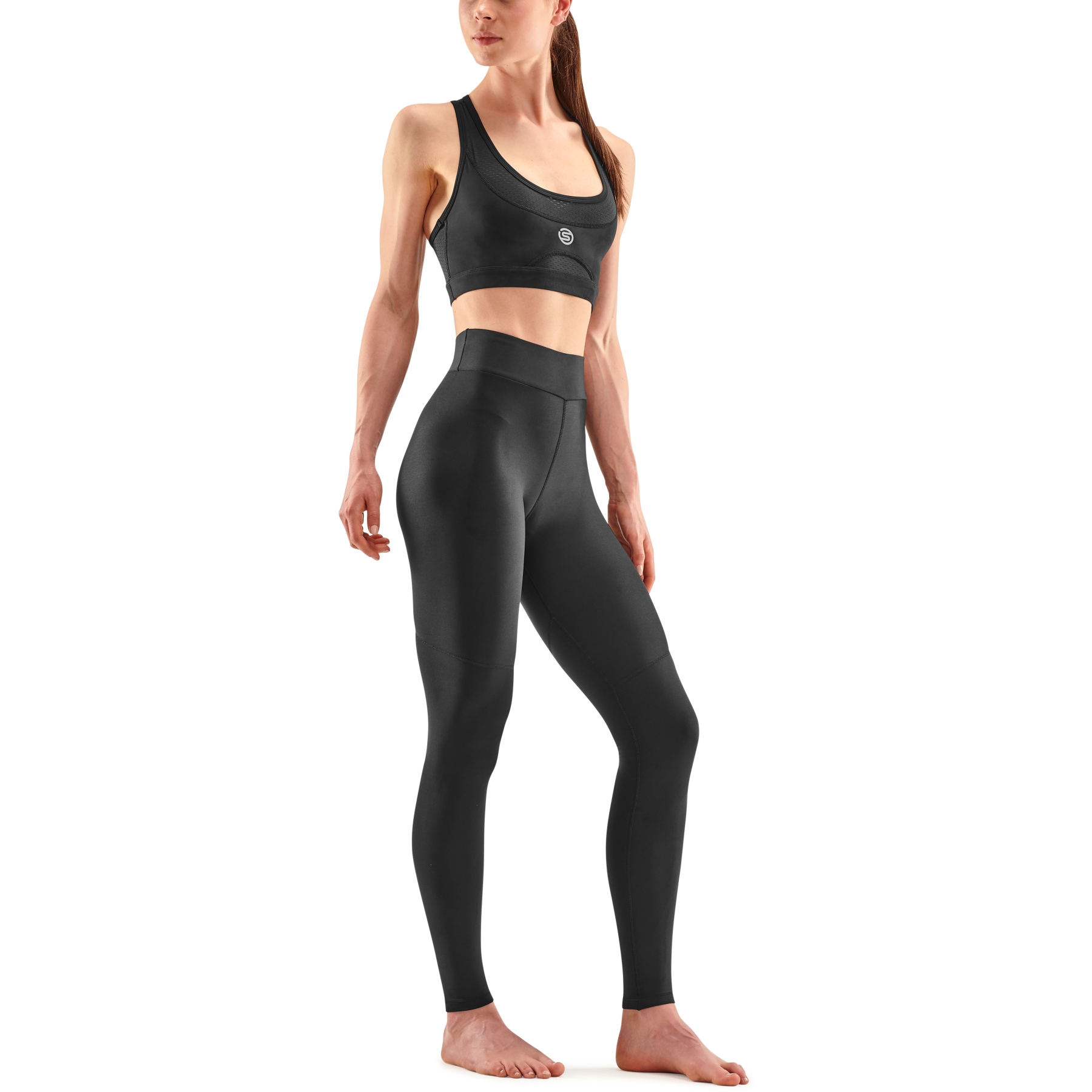 SKINS Compression 3-Series Women's Soft Long Tights - Black