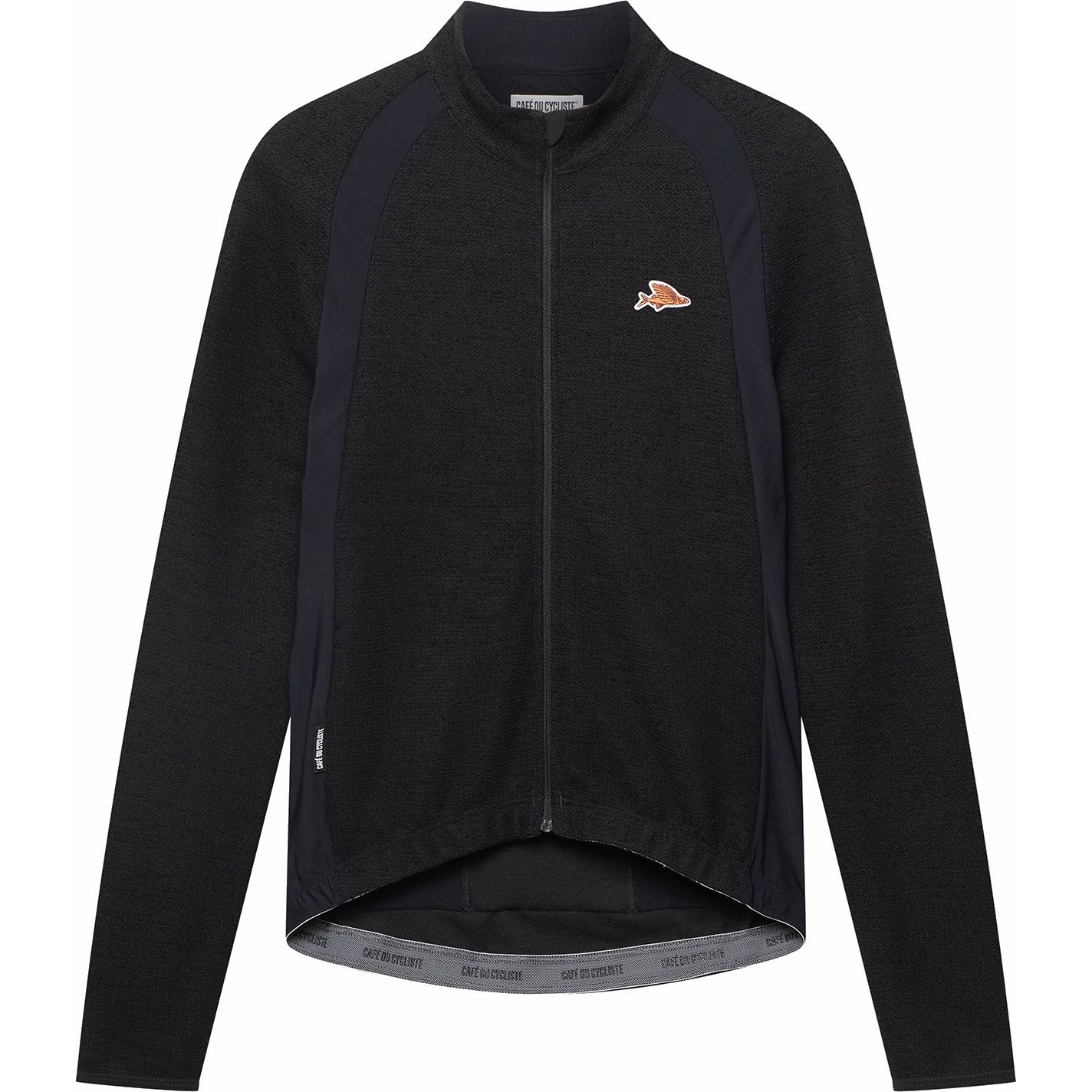 Café du Cycliste Marguerite Long Sleeve Jersey Men - black | BIKE24