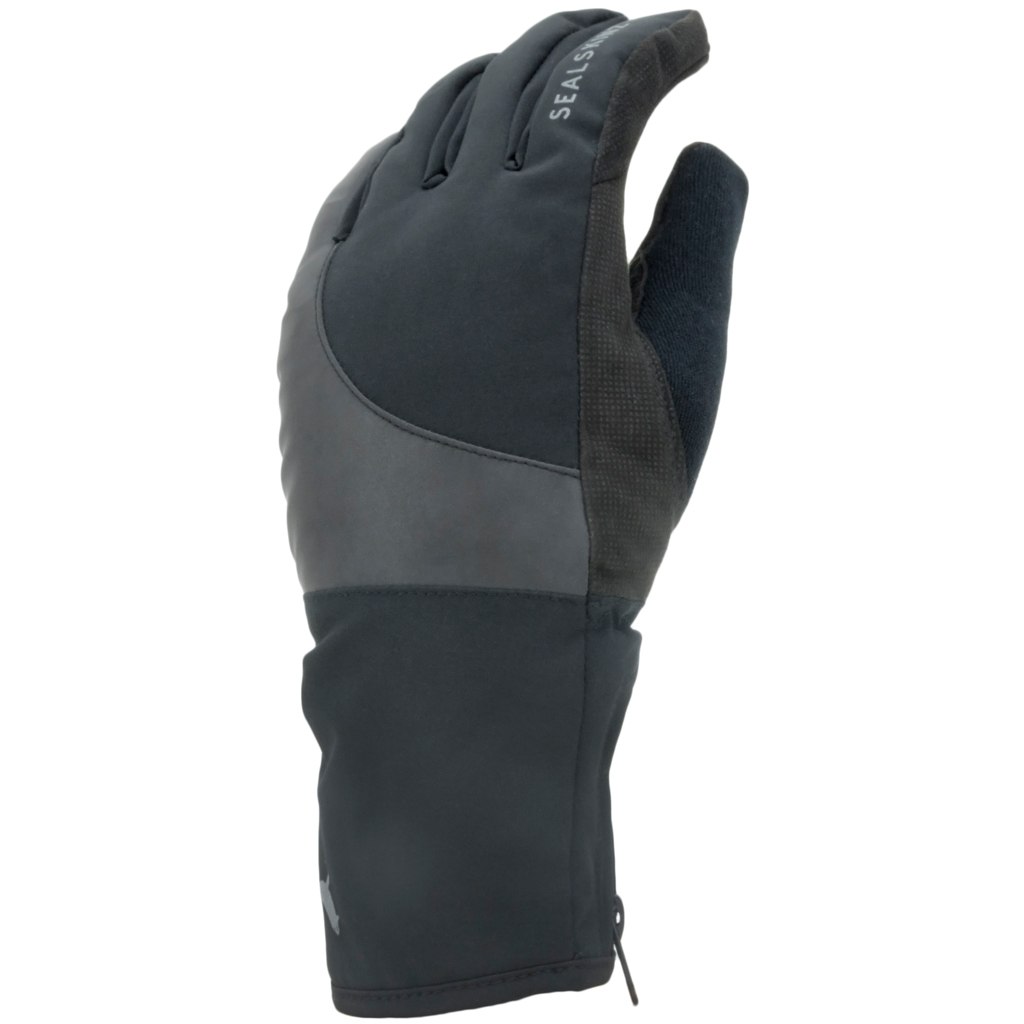 Productfoto van SealSkinz Marsham Waterdichte Reflecterende Fietshandschoen Voor Koud Weer - Zwart