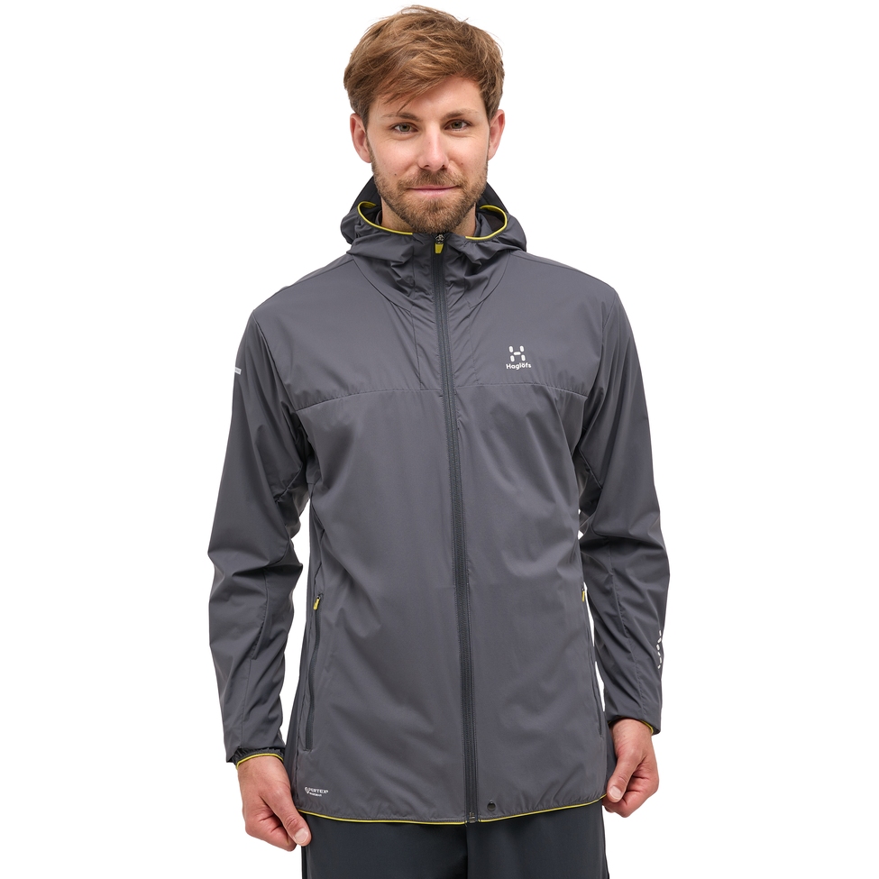 Produktbild von Haglöfs L.I.M Tempo Trail Laufjacke Herren - magnetite 2AT