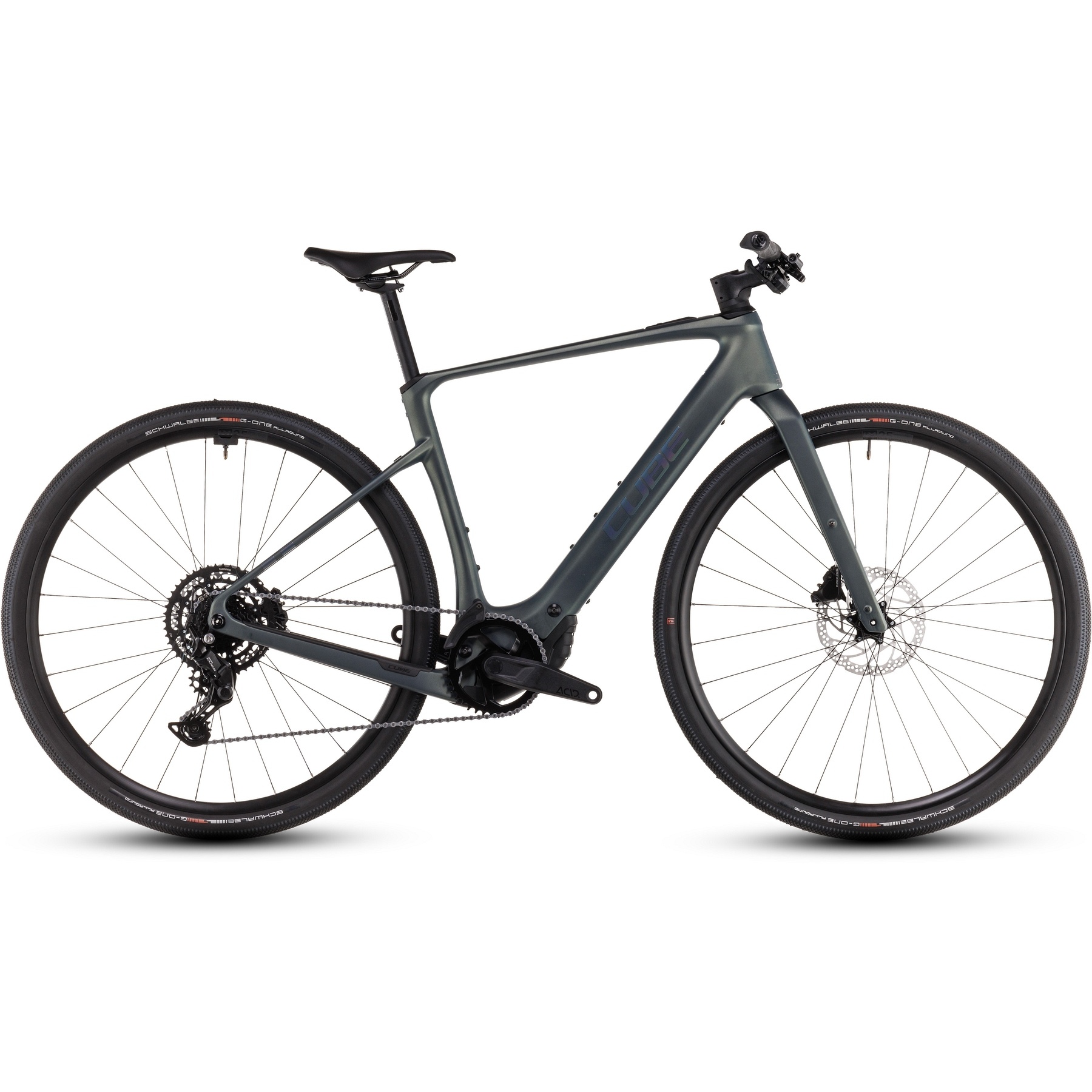 Productfoto van CUBE NULANE HYBRID C:62 Race 400X - Carbon Fitness E-Bike - 2025 - sagebrushgreen / prism