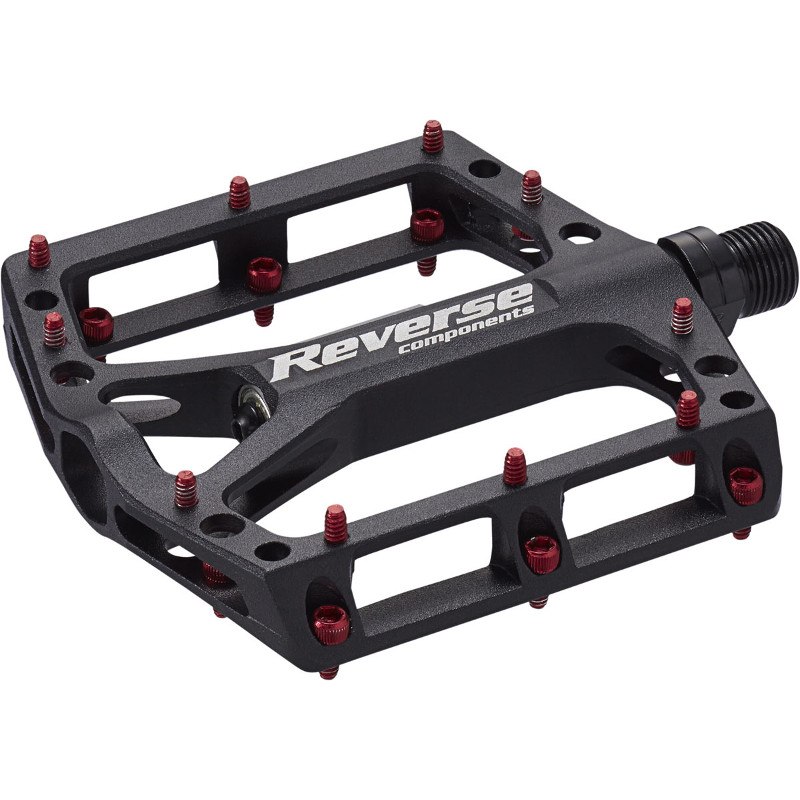 Picture of Reverse Components Black ONE MTB Flat Pedals - black/red