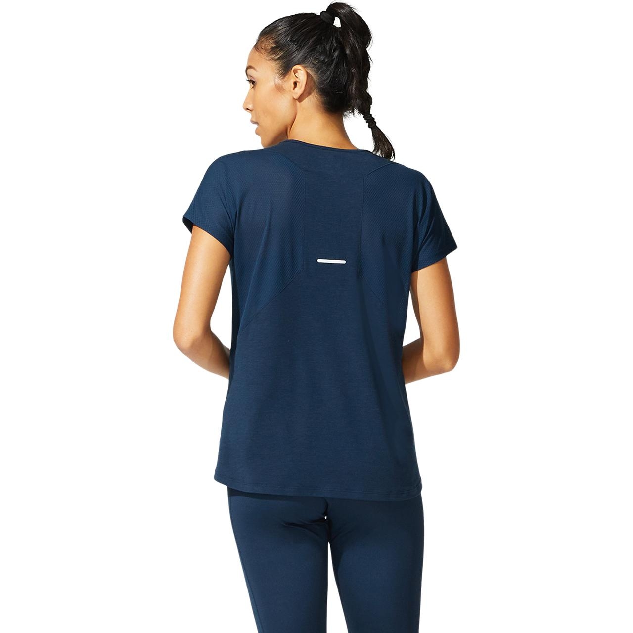 Asics t shirt femme cyan on sale