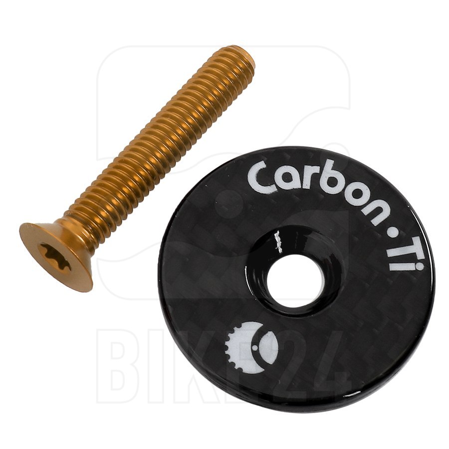 Picture of Carbon-Ti X-Cap 3 Ahead Cap - Carbon - gold