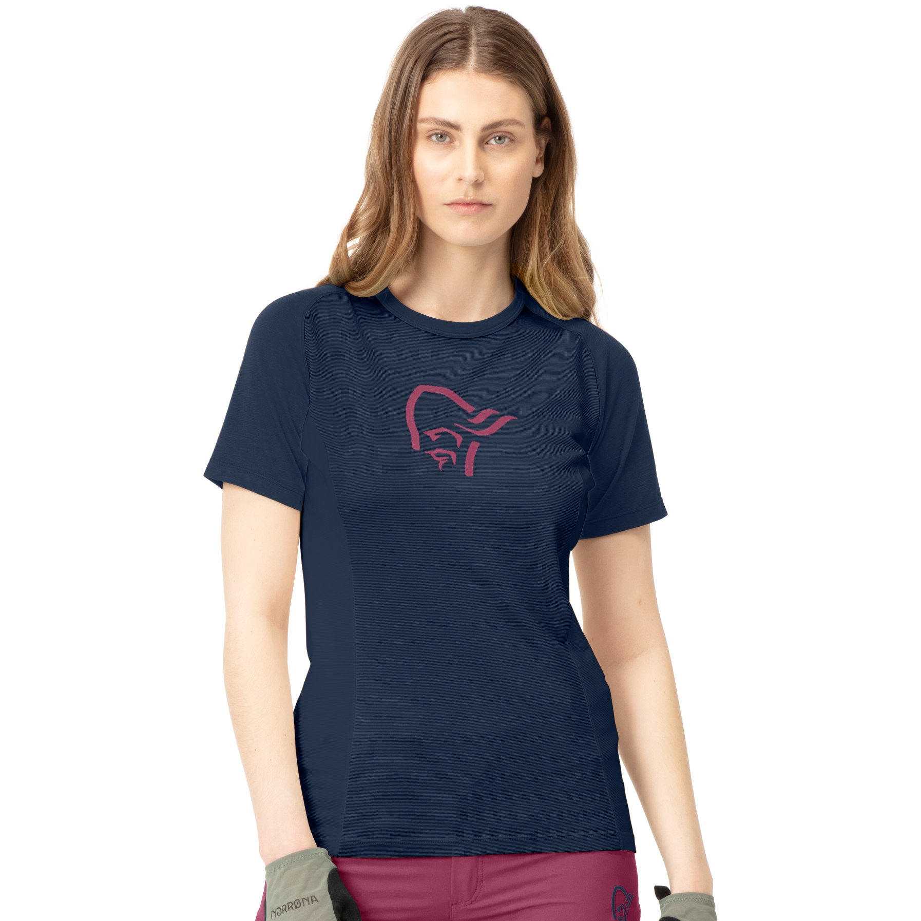 Bild von Norrona fjørå wool T-Shirt Damen - Indigo Night