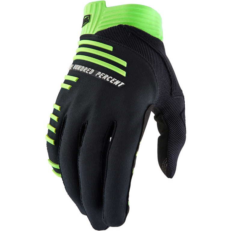 Productfoto van 100% R-Core Bike Gloves - black/lime