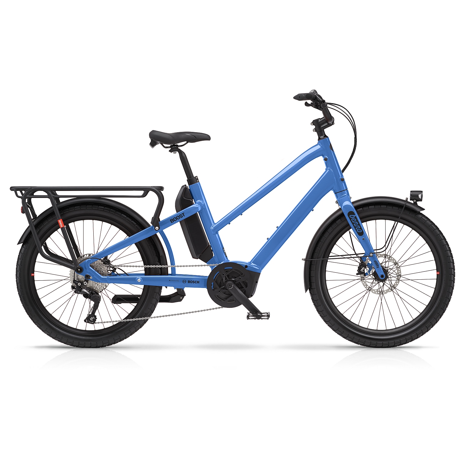 Produktbild von Benno Bikes BOOST E 10D Performance - 24&quot; Damen Cargo E-Bike - 2023 - Machine Blue