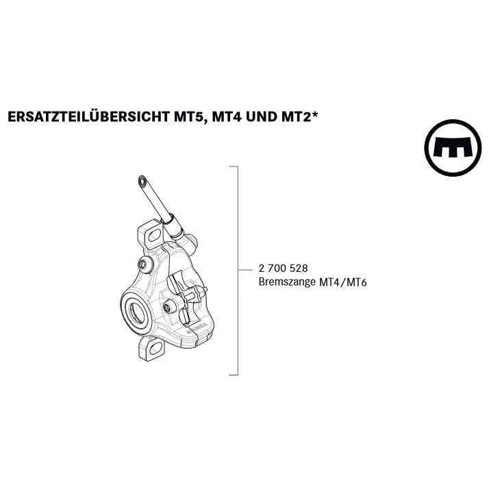 Magura Pinza de freno para los frenos de disco MT4/MT6 desde