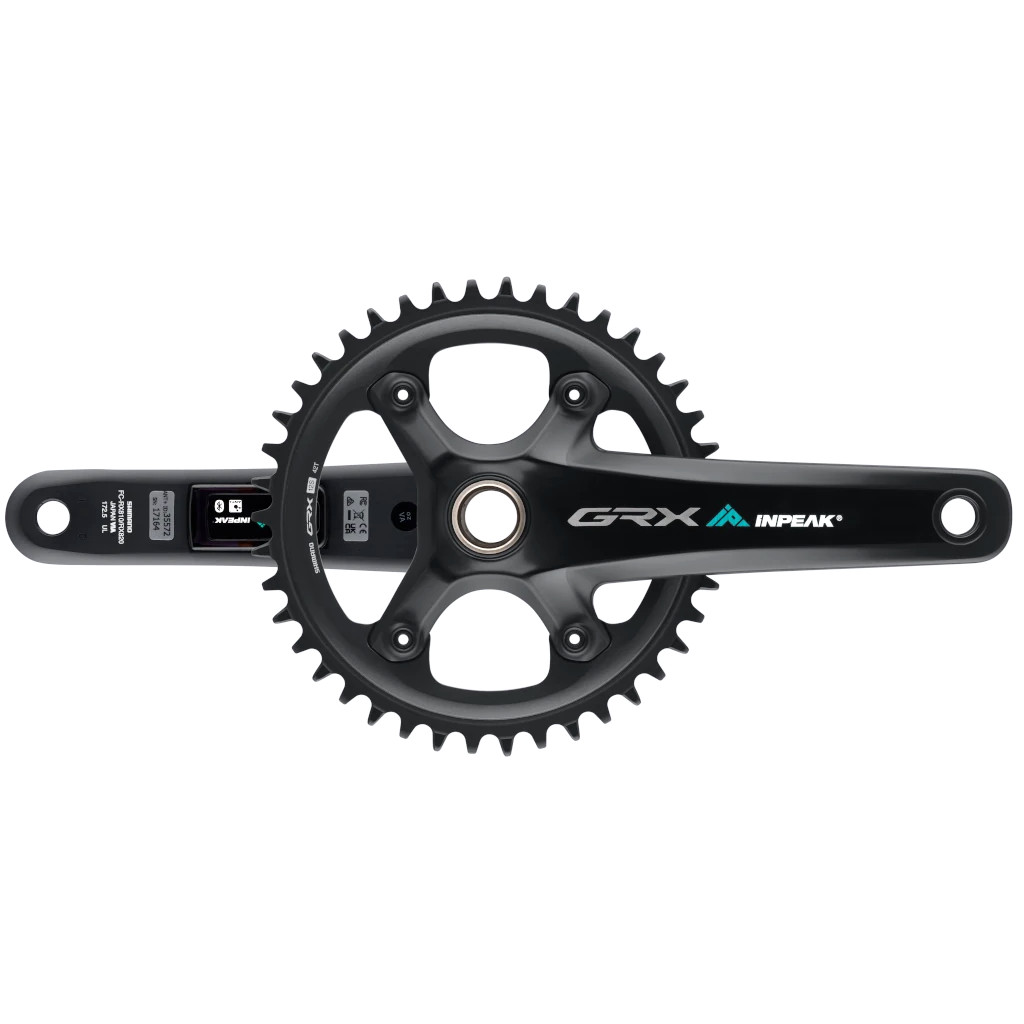 Produktbild von INPEAK Powercrank-E TWiN2 Powermeter Kurbelgarnitur - Shimano GRX FC-RX820 - 40
