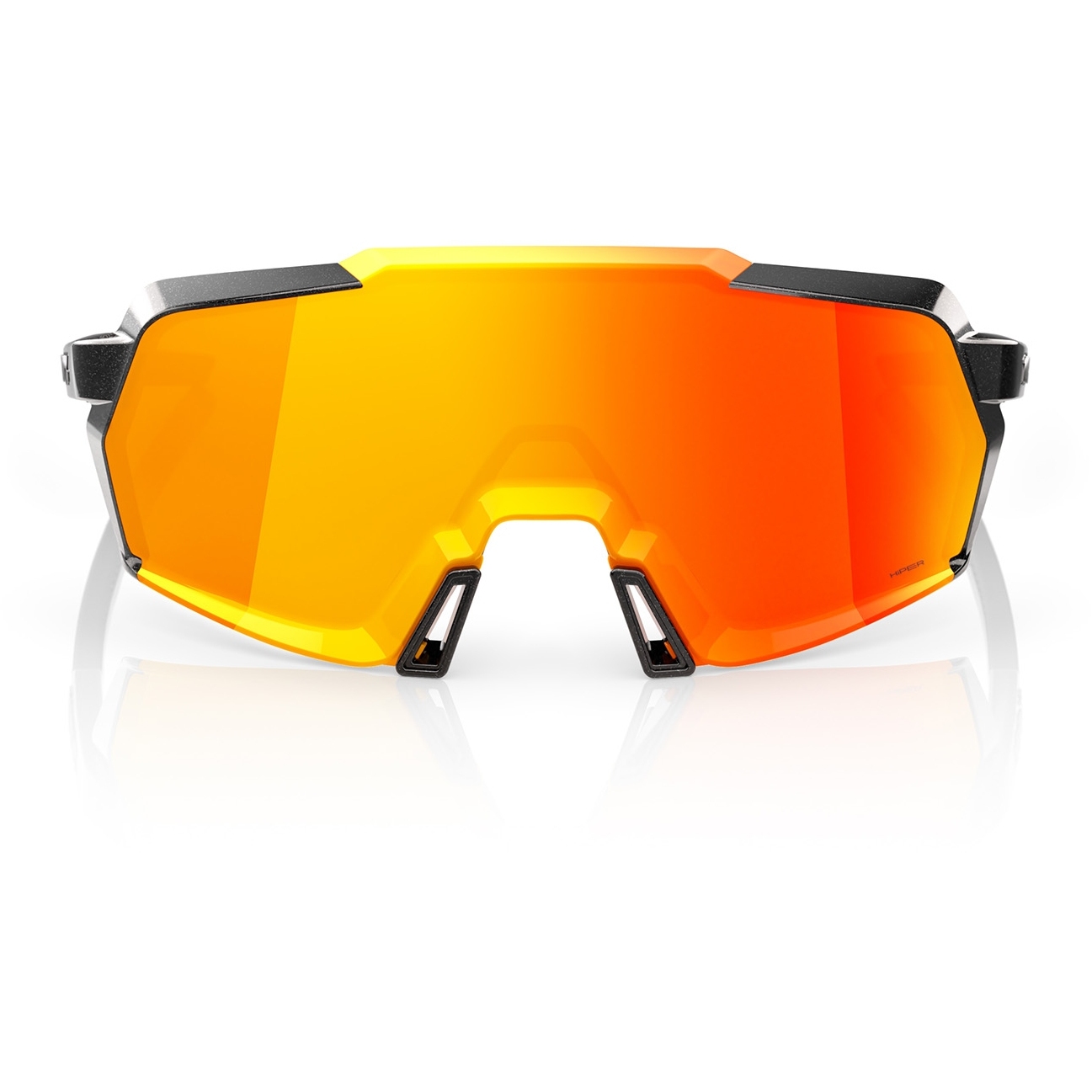 100% Korbin Glasses - Gloss Metallic Black - HiPER Red Multilayer