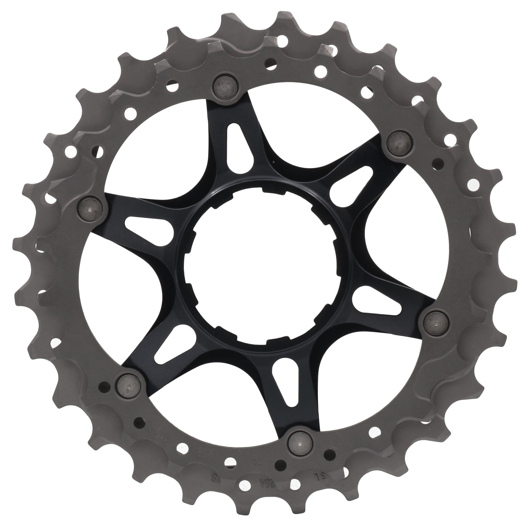 Picture of Shimano Sprocket for Dura Ace 11-Speed Cassette - 25-28 T for 11-28 (Y1VT98040) - CS-R9100 / CS-9000