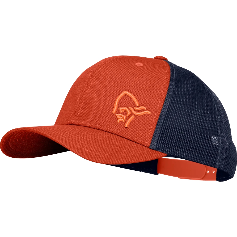 Produktbild von Norrona /29 Trucker mesh snap back Cap - Gold Flame