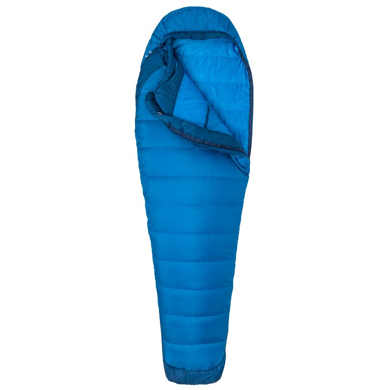 Picture of Marmot Trestles Elite Eco 20 Synthetic Sleeping Bag - Zip Left - estate blue/classic blue