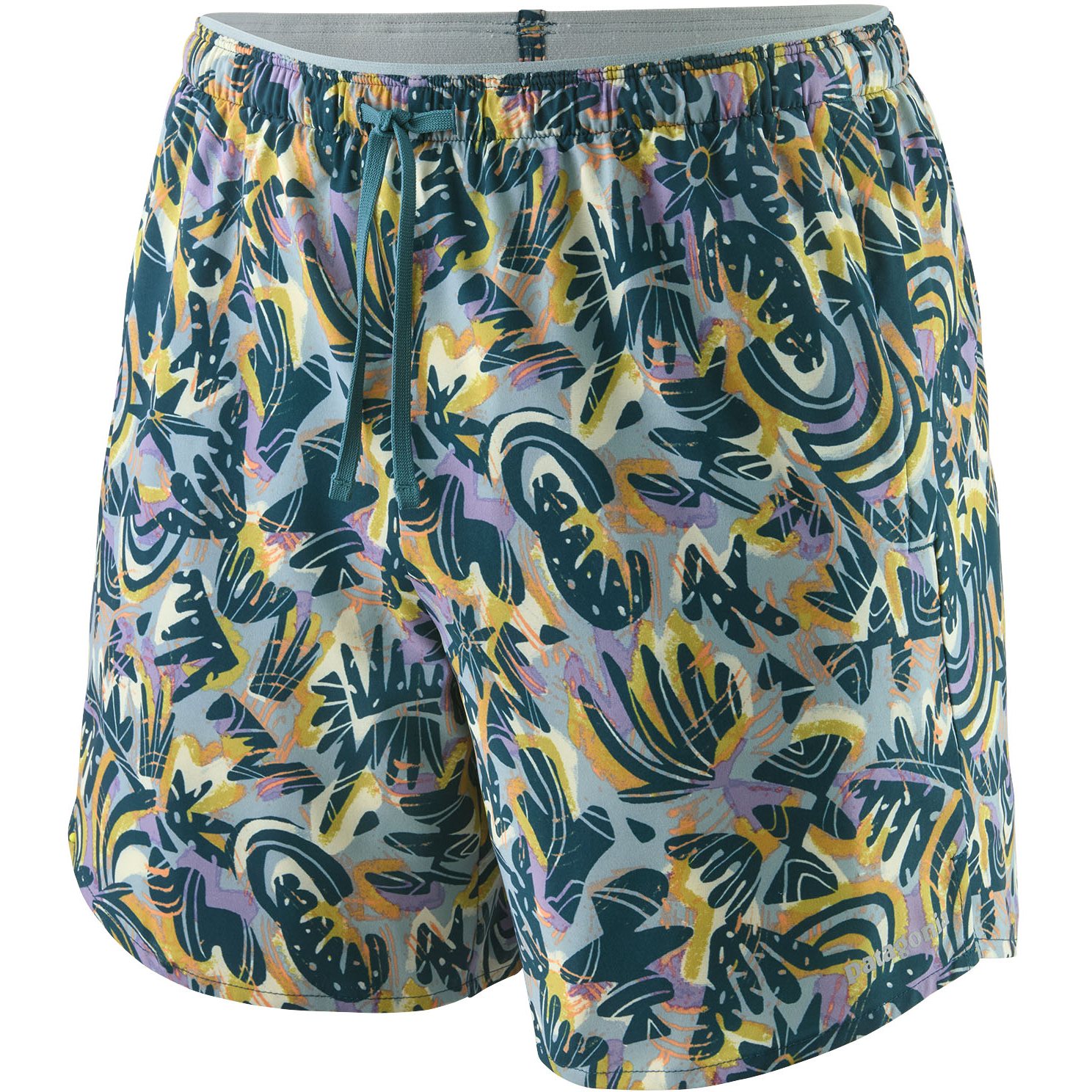 Produktbild von Patagonia Multi Trails 5 1/2&quot; Shorts Damen - Wild Botanist: Thermal Blue