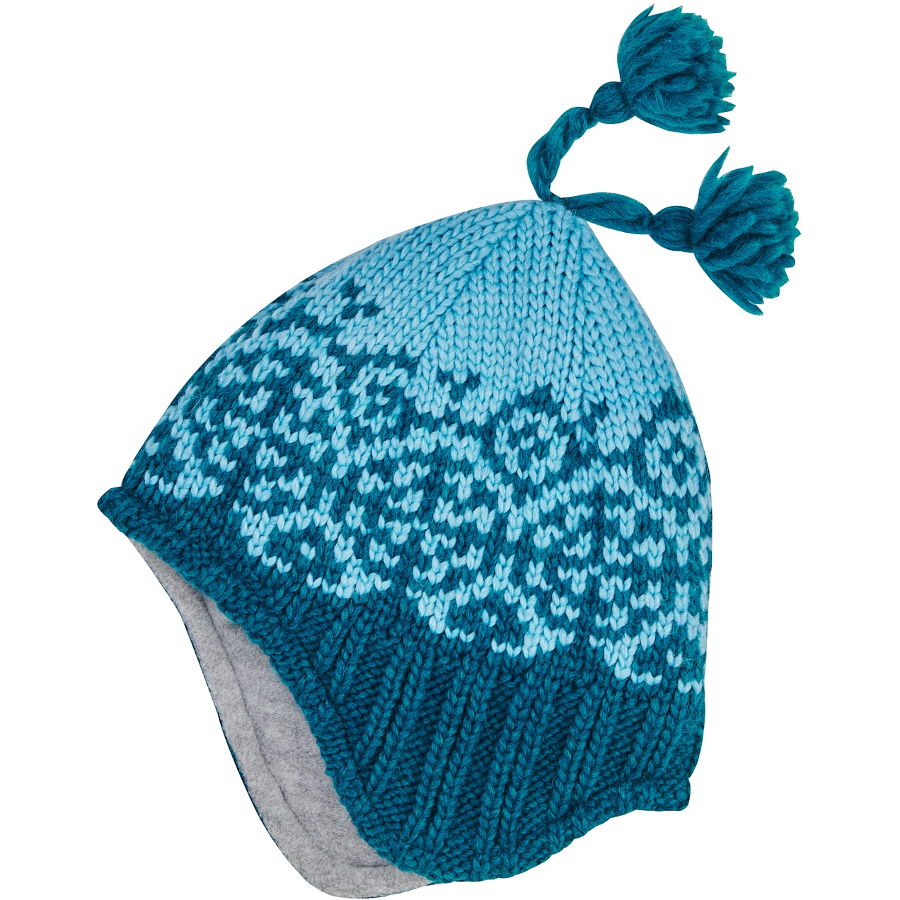 Picture of Finkid PEPPI Beanie Kids - deep teal/smoke blue