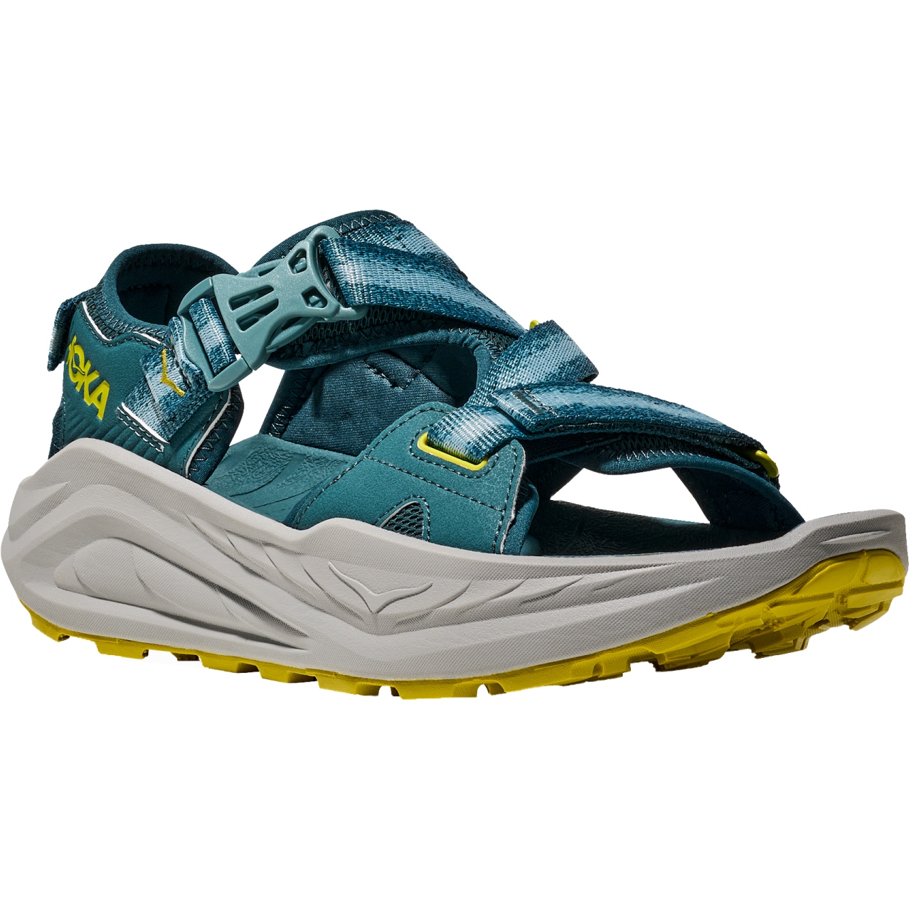 Productfoto van Hoka Infini Hike TC Sandalen Heren - blue twilight / pea green