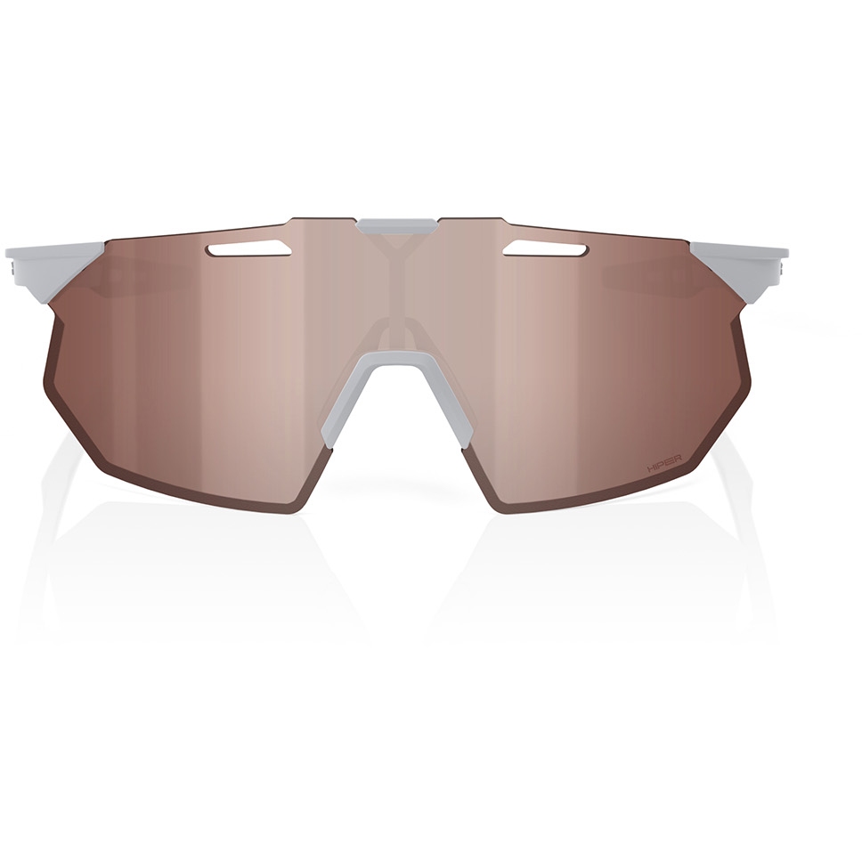 100% Hypercraft SQ Glasses - HiPER Mirror Lens - Matte Stone
