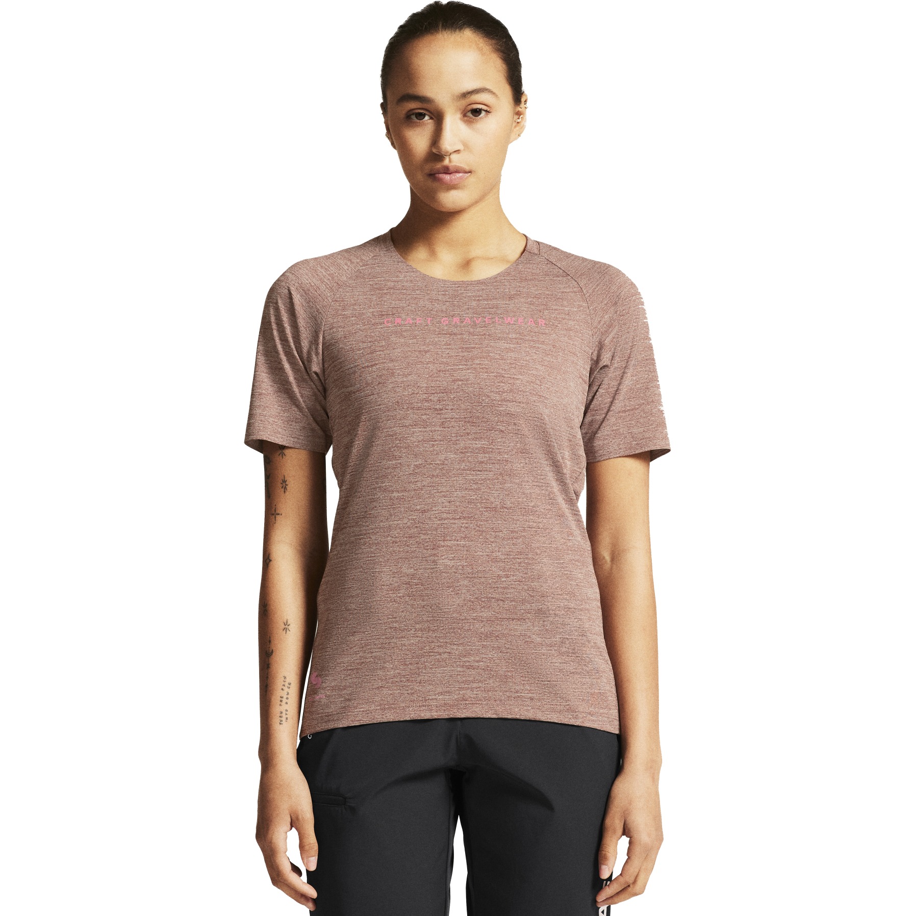 Picture of CRAFT ADV Gravel Short Sleeve Tee Women - Rose Brown