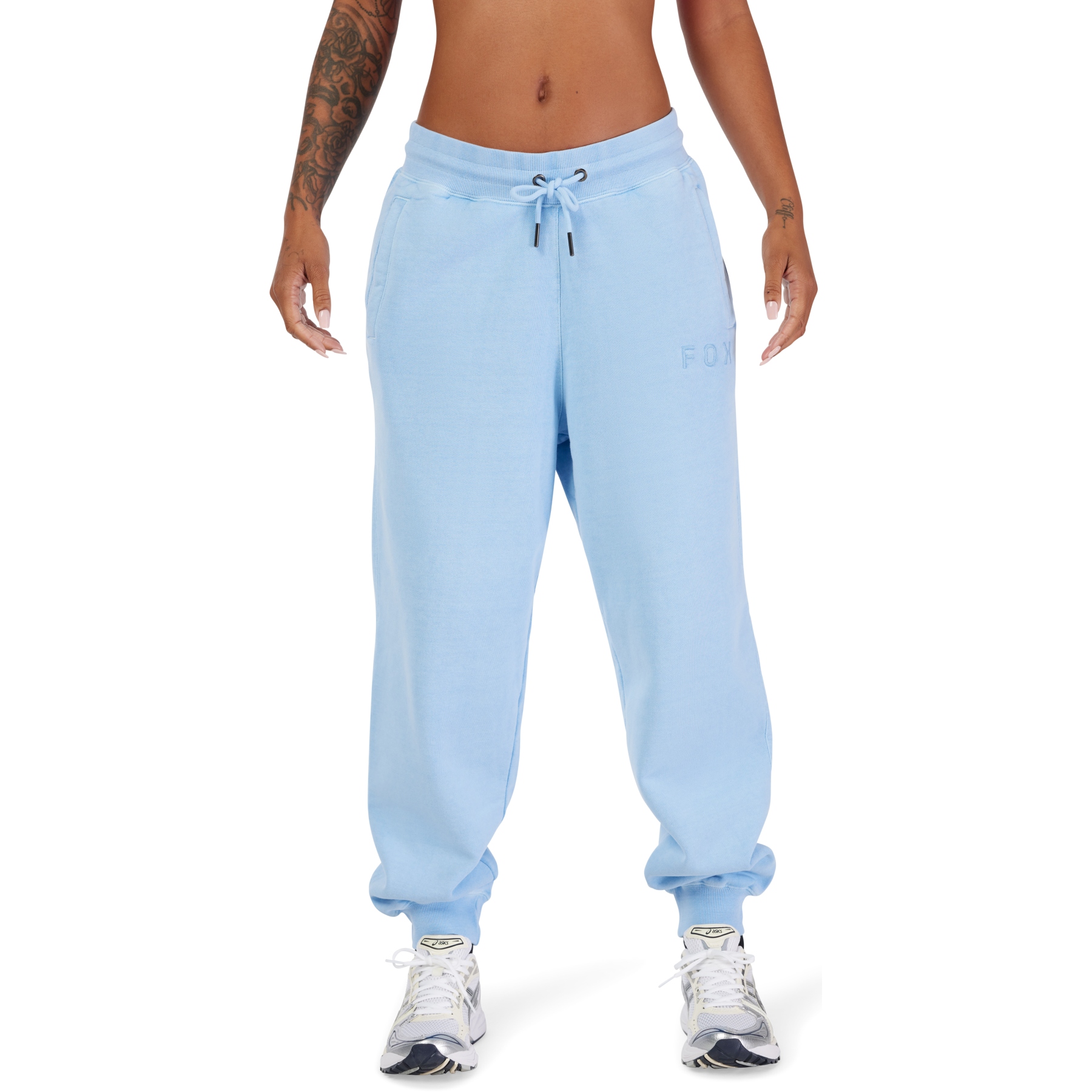 Produktbild von FOX Wordmark Fleece Jogginghose Damen - cashmere blue