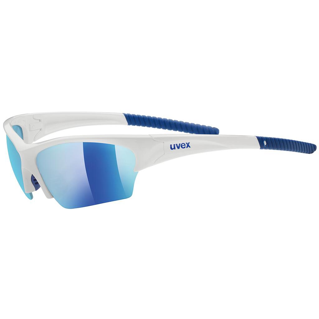 Image of Uvex sunsation Glasses - white blue/mirror blue