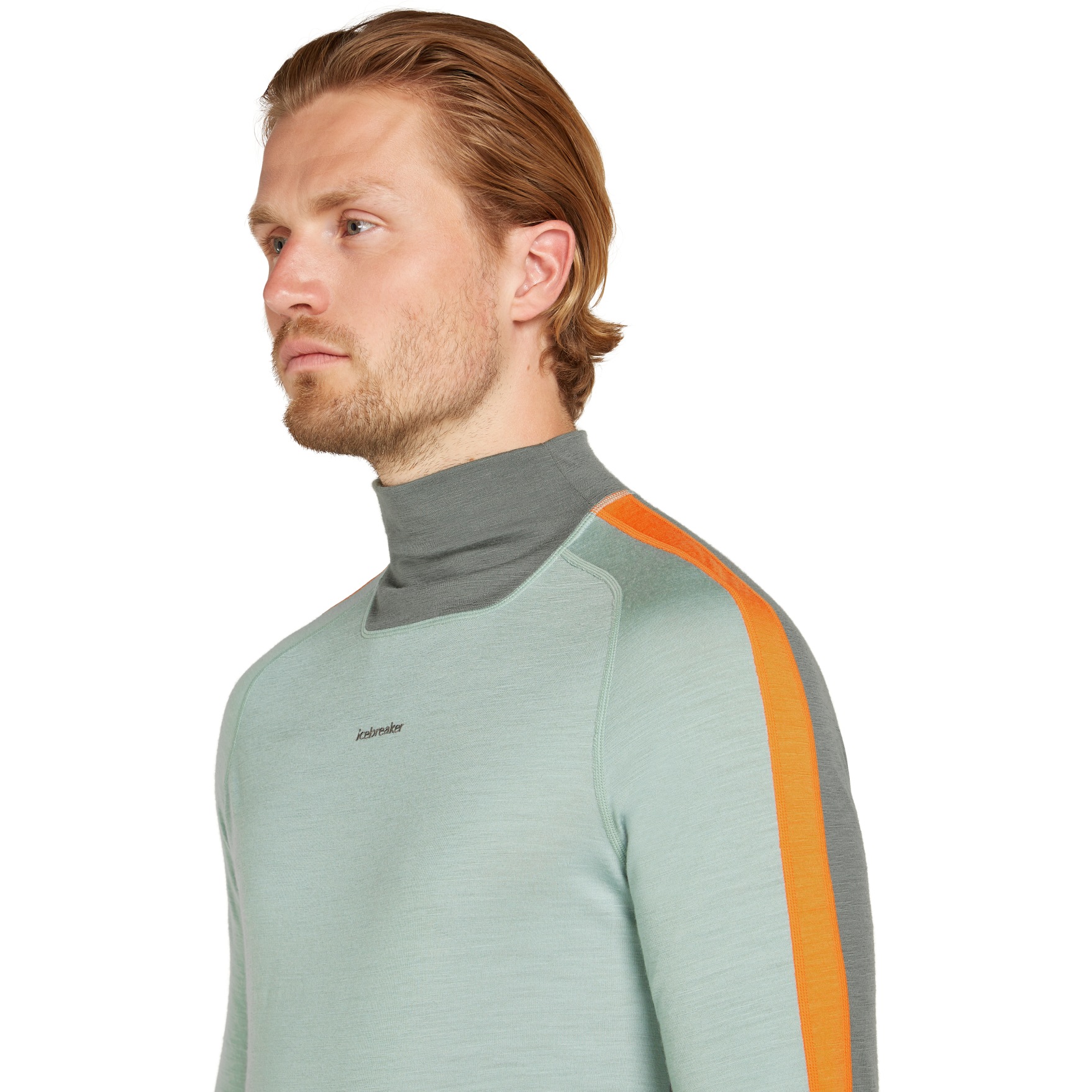 high neck thermal top