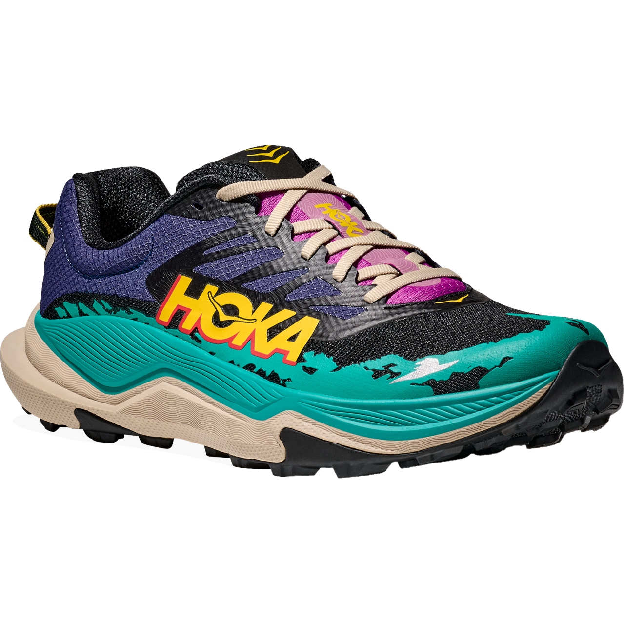 Productfoto van Hoka Torrent 4 Hardloopschoenen Heren - mountain iris / gemstone