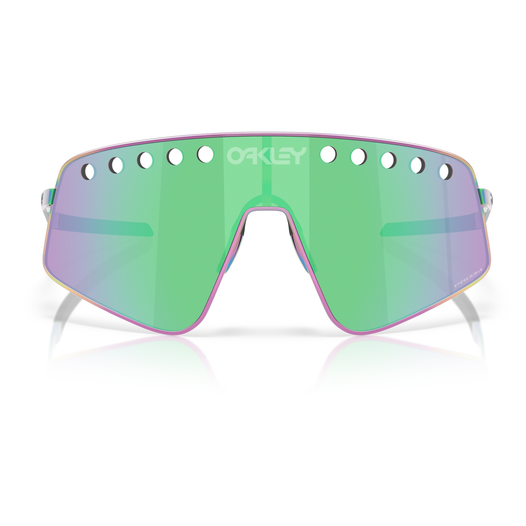 Oakley Sutro TI Sweep Glasses - Polished Oil Slick/Prizm Road Jade