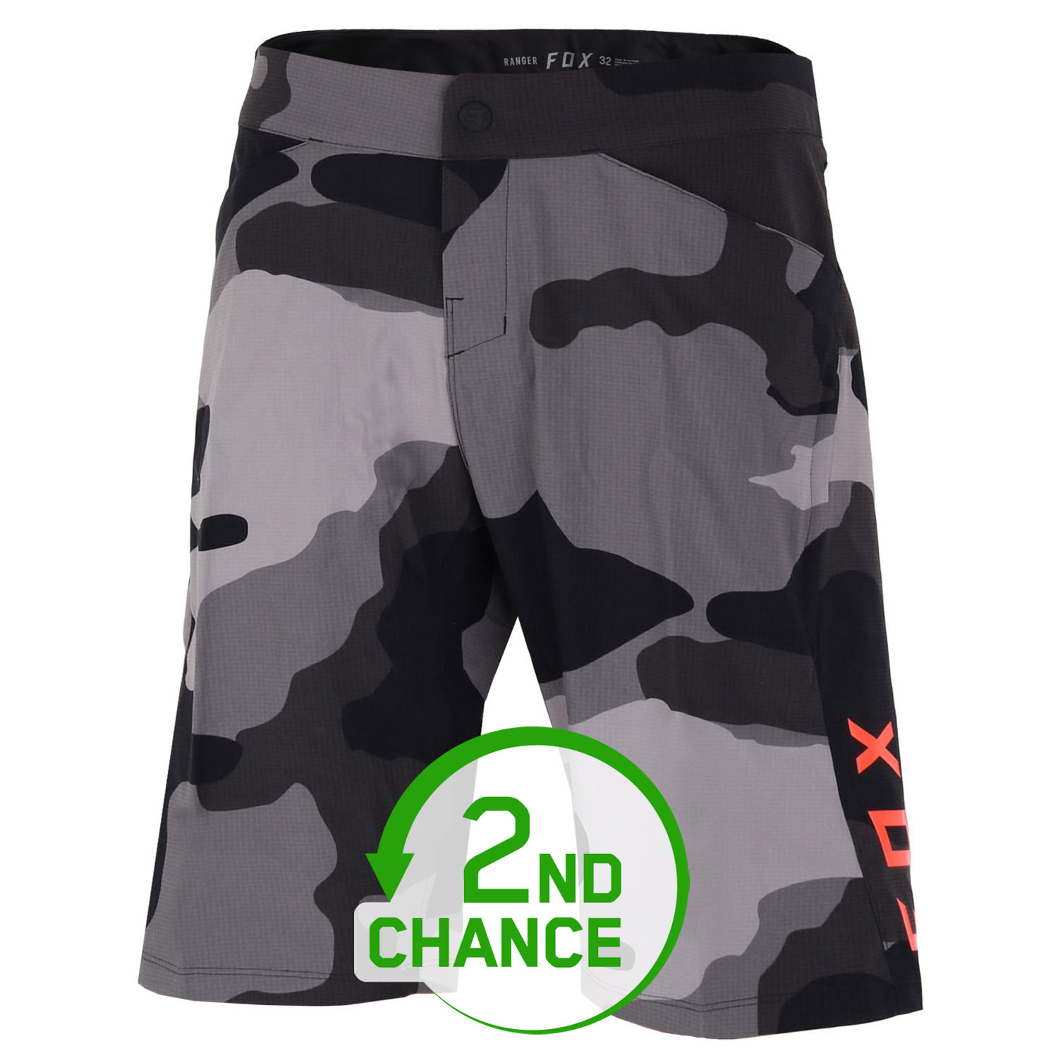 Picture of FOX Ranger MTB Camo Shorts - No Liner - black camouflage - 2nd Choice