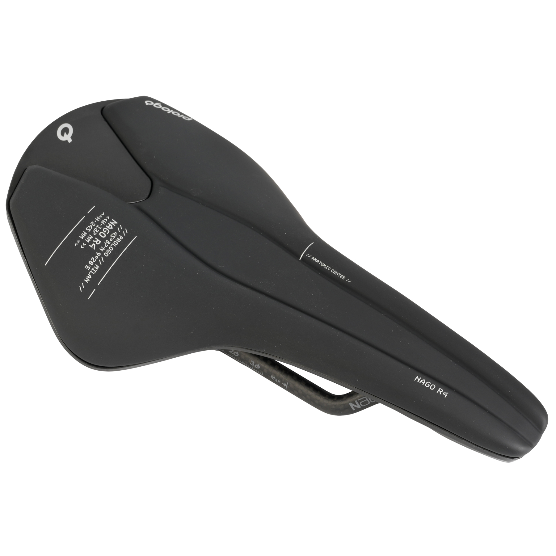 Prologo Nago R4 Nack 137 Saddle - Hard Black | BIKE24