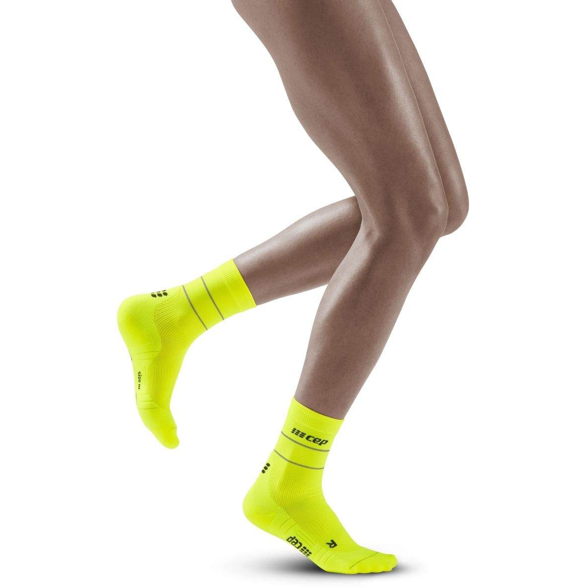 Mid-calf compression socks CEP Compression Reflective - Socks