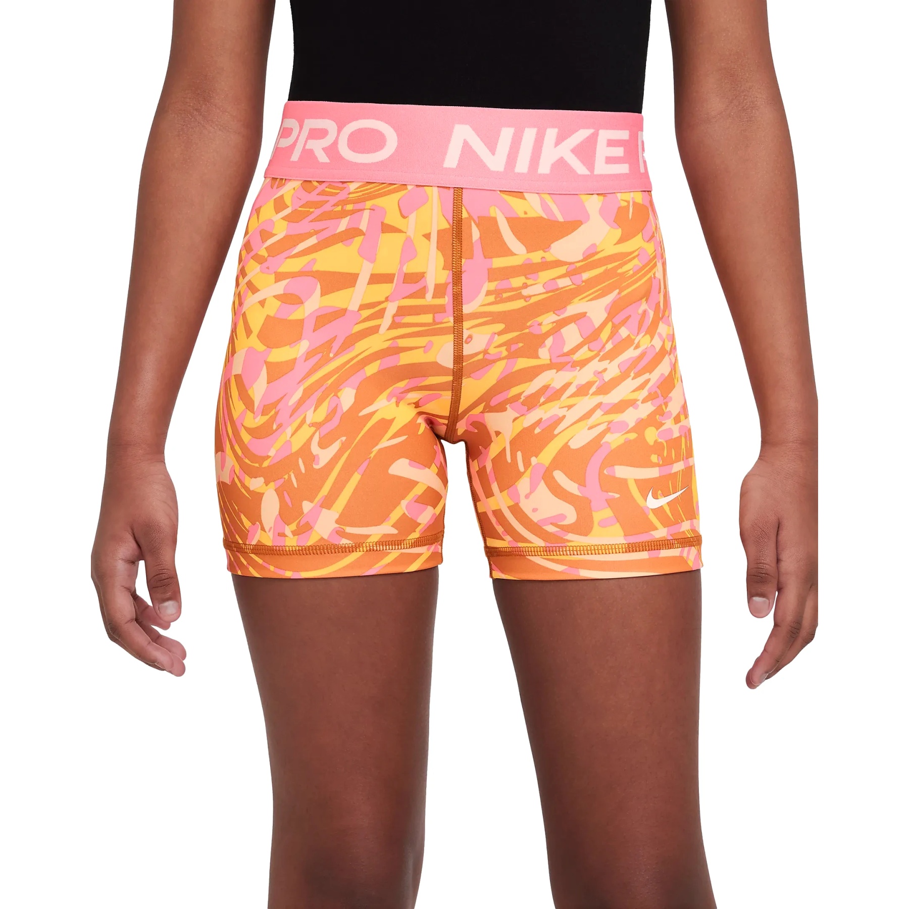 Produktbild von Nike Pro 3&quot; Kindershorts - monarch/coral chalk/white DX4989-815
