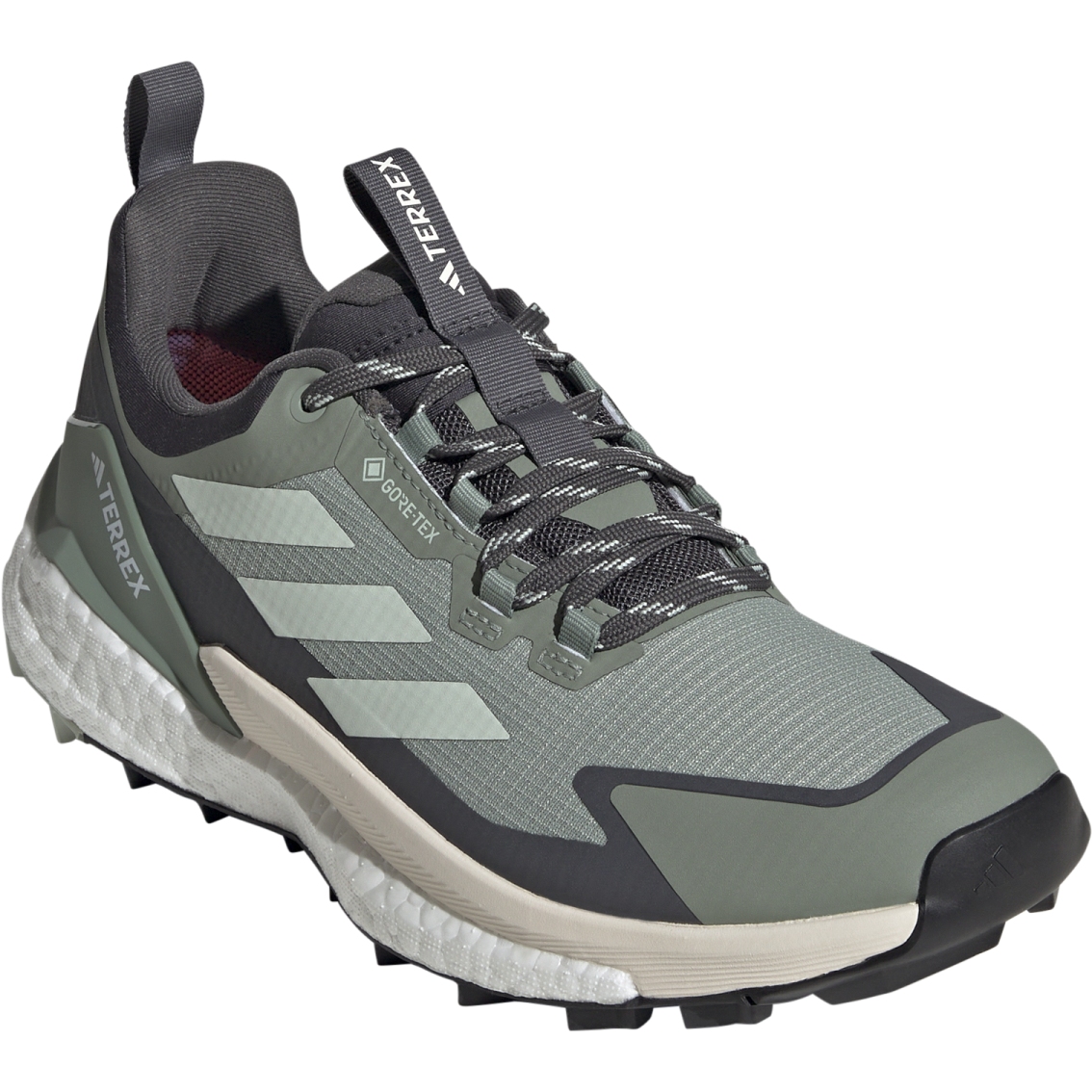 Produktbild von adidas TERREX Free Hiker 2 Low GORE-TEX Wanderschuhe Damen - silver green/linen green/grey six JI1869