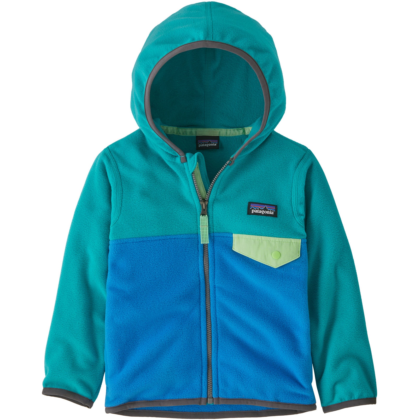 Picture of Patagonia Micro D Snap-T Jacket Baby - Vessel Blue