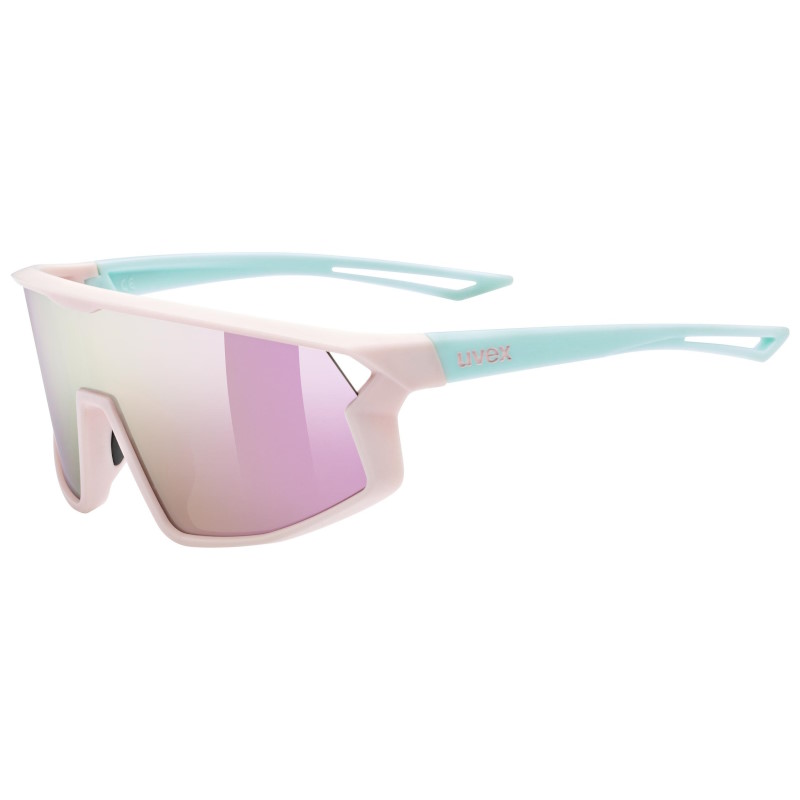 Produktbild von Uvex skyryse jr. Kinderbrille - pink-green mattt/mirror pink