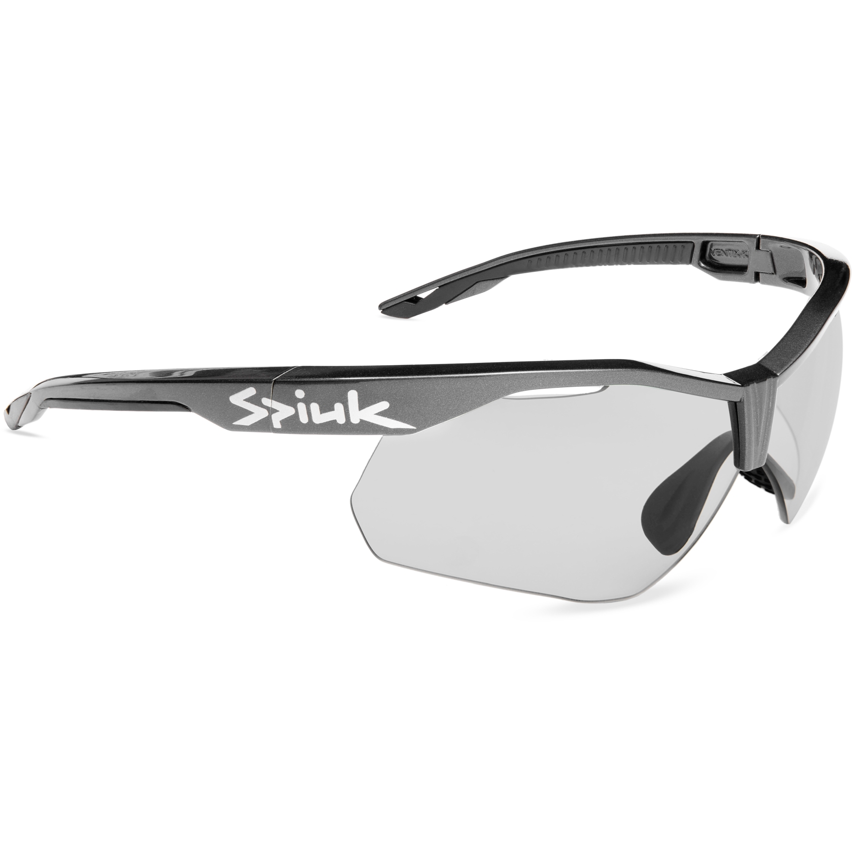 Produktbild von Spiuk Ventix-K Lumiris Brille - Anthrazit/Schwarz | Lumiris II/Gelb verspiegelt