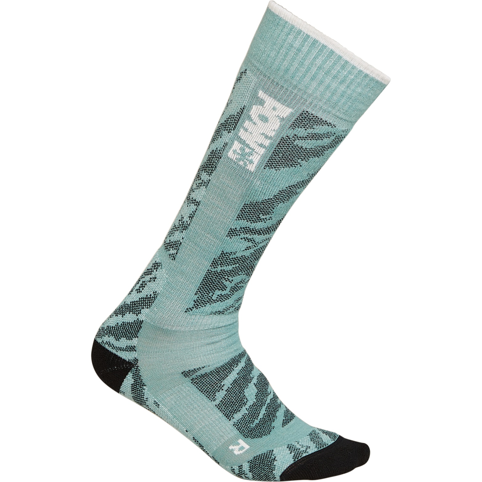 Produktbild von Icebreaker Merino Ski+ Medium Protect Our Winters Skistrümpfe Damen - Cloud Ray/Snow/Black