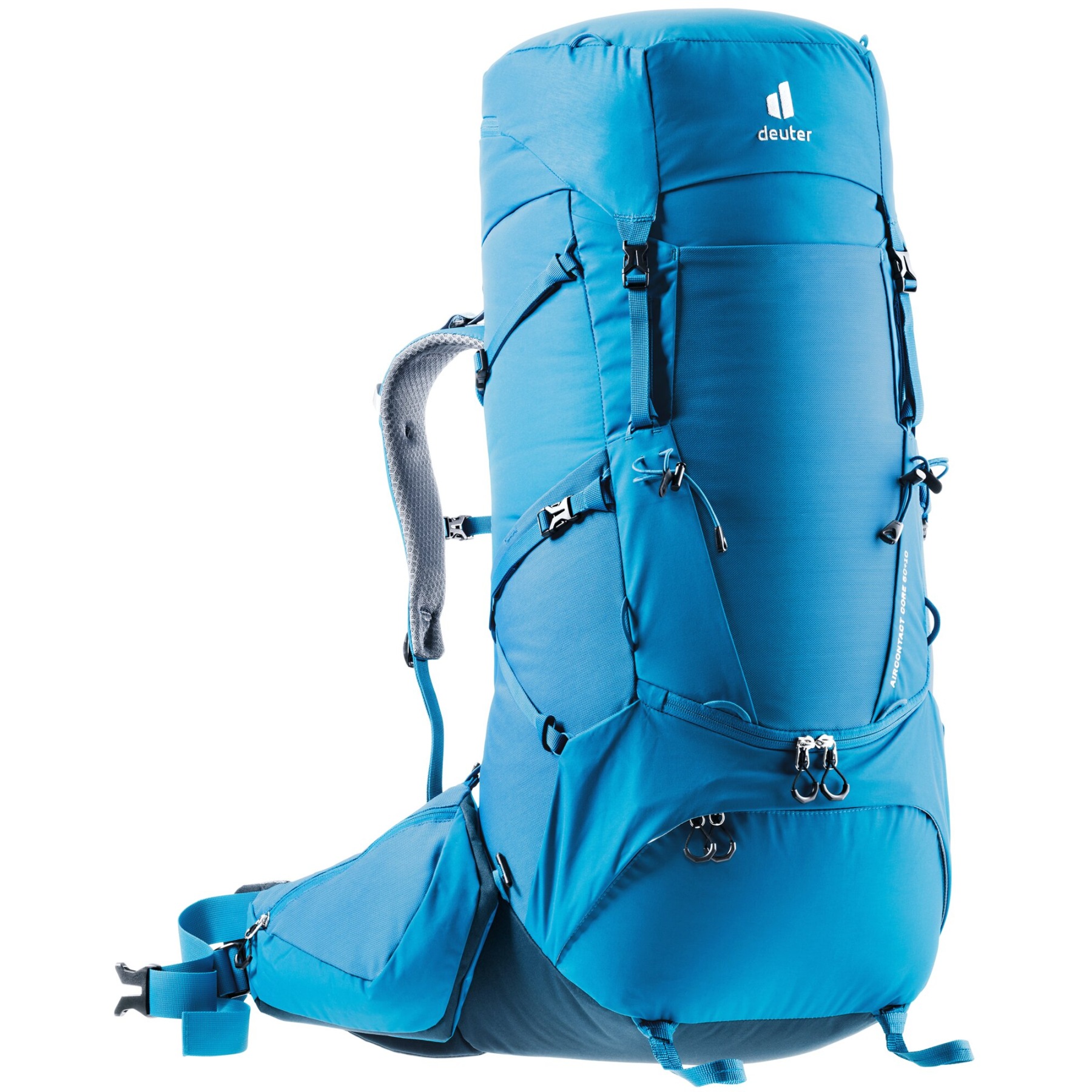 Pa Reinig de vloer Clam Deuter Aircontact Core 60+10 Trekking Backpack - reef-ink | BIKE24