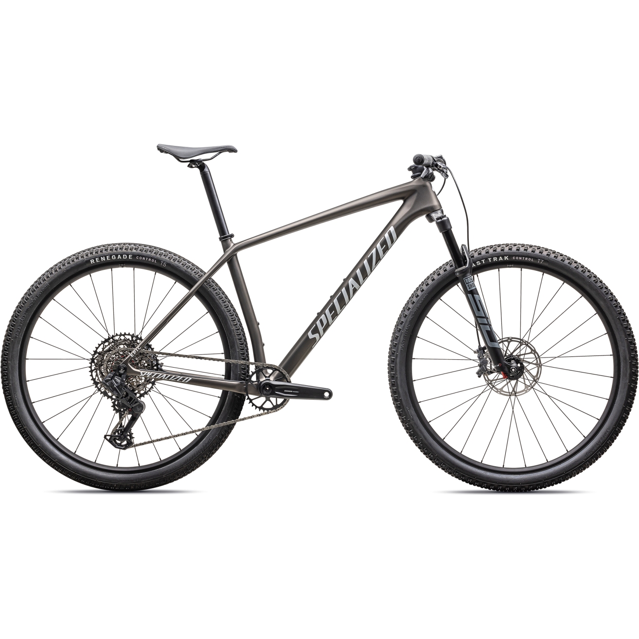 Specialized EPIC HARDTAIL COMP 29 Carbon Mountain Bike 2025 satin gunmetal metallic white silver