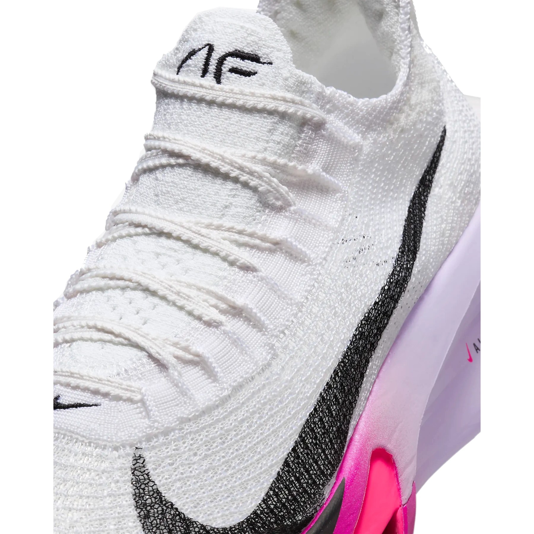 Nike Air Zoom Alphafly 3 Racing Shoes Women white black purple agate vivid FD8315 100