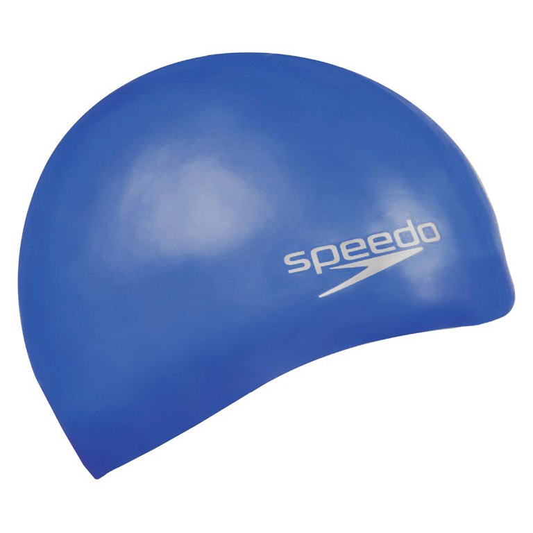 Sporti Cuffia Da Nuoto In Silicone Blu - Modello Unisex, Morbida E Aderente, Antiscivolo, Protegge I Capelli Dal Cloro, Ideale Per Piscina - 4