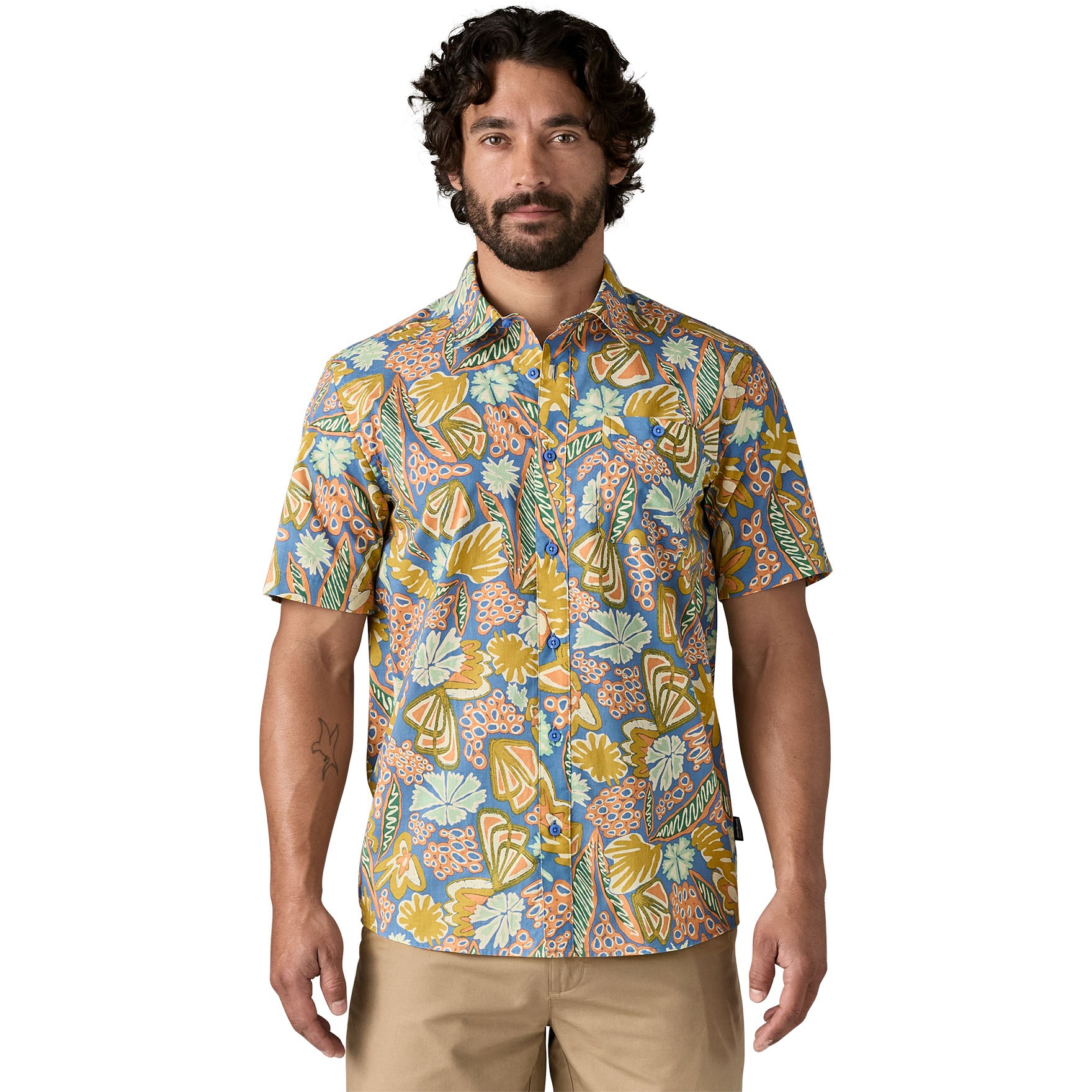Photo produit de Patagonia Chemise Homme - Go To - Flourish: Abundant Blue
