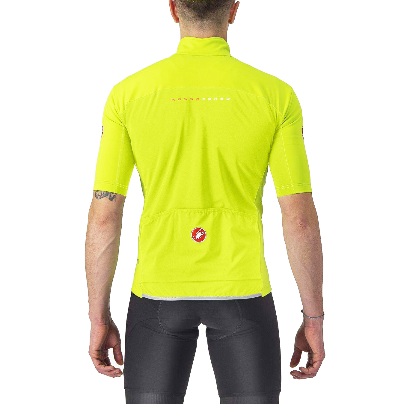 Castelli Perfetto RoS 2 Wind Jersey Men - electric lime 383 | BIKE24