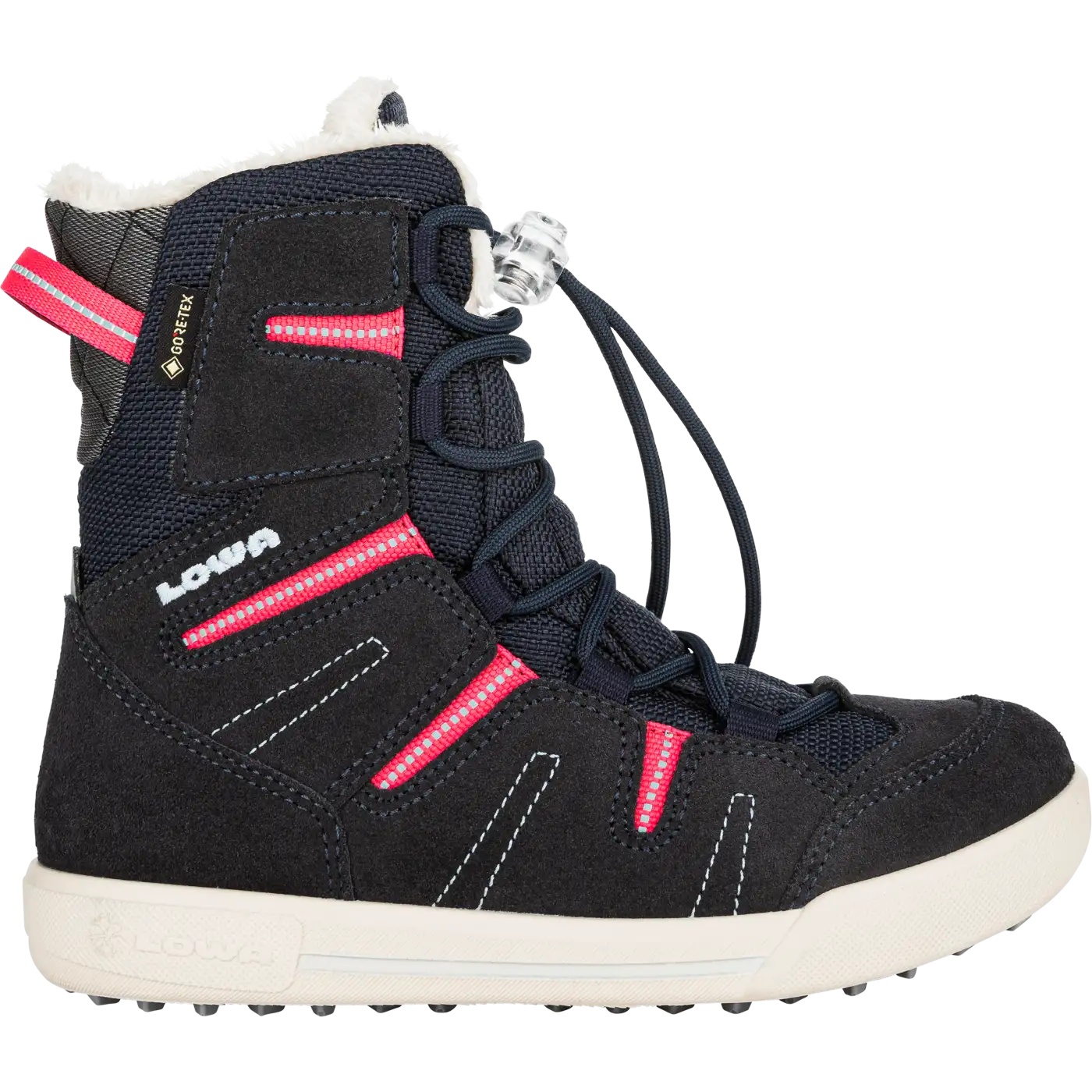 Picture of LOWA Lucy GTX Kids Winter Boots (Size 25-35) - navy/fuchsia