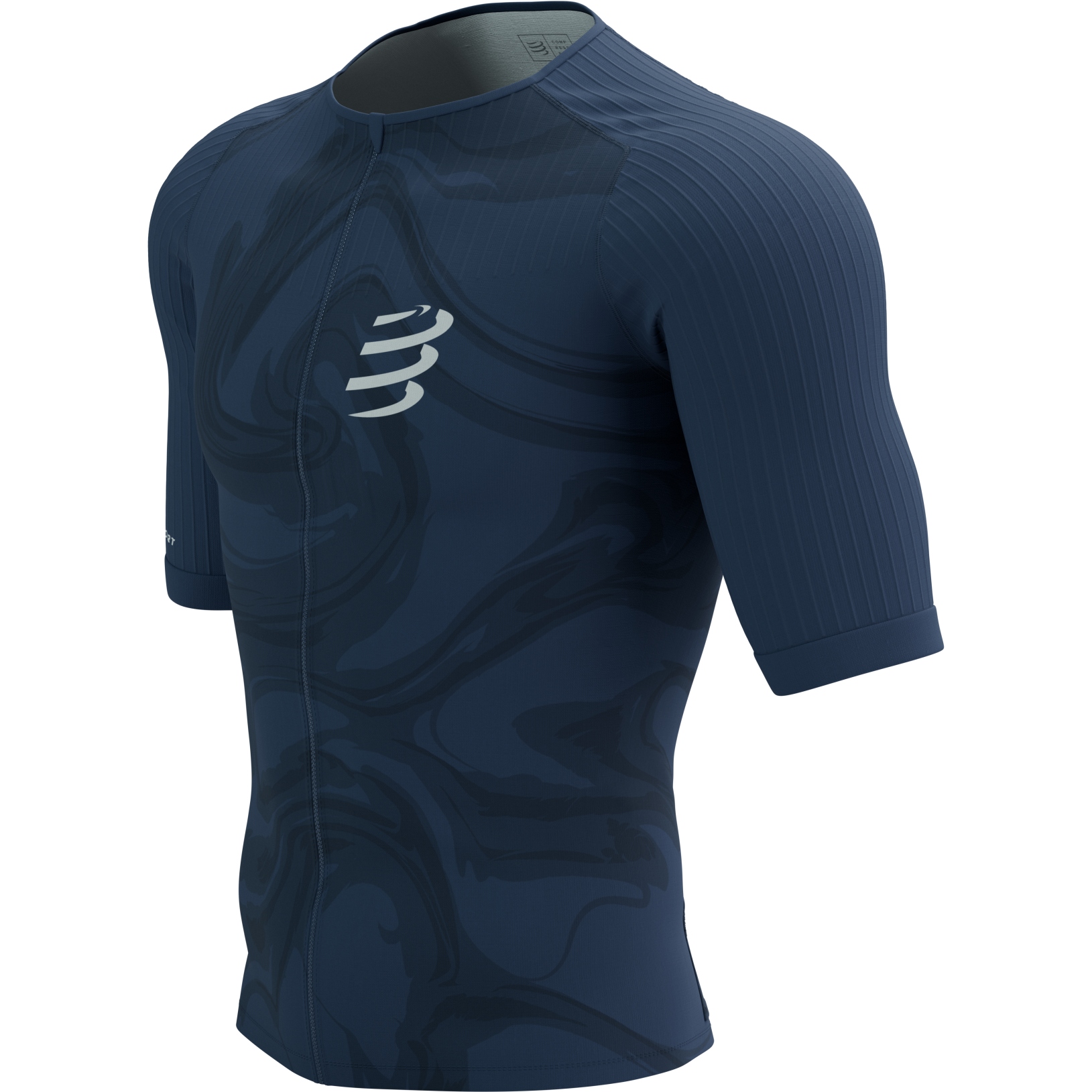 ウェア Men's Tri Postural Short-Sleeve Top Compressport Tri Postural Aero Short Sleeve Top Men - indigo