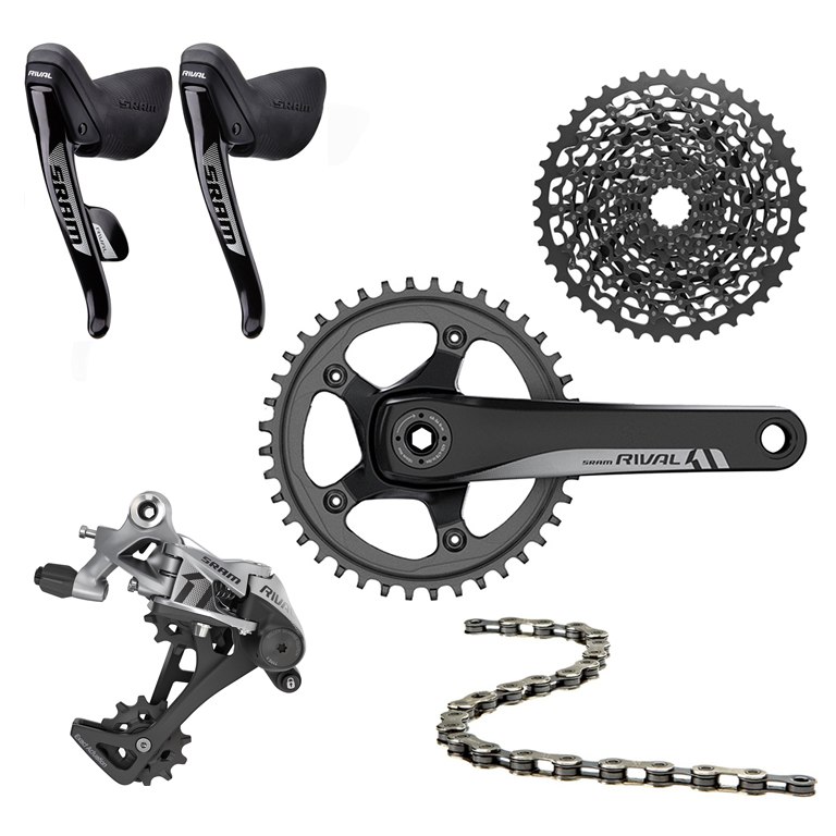 Picture of SRAM Rival 1 Groupset 1x11 Compact - GXP
