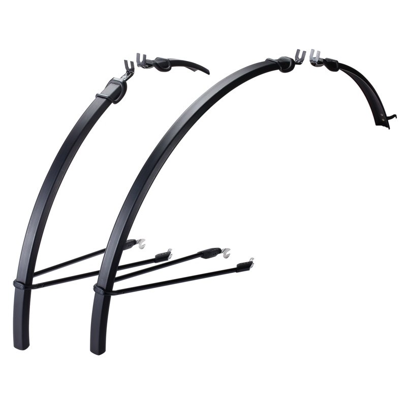 Picture of BBB Cycling SlimGuard BFD-22 Road Bike Mudguard Set - black