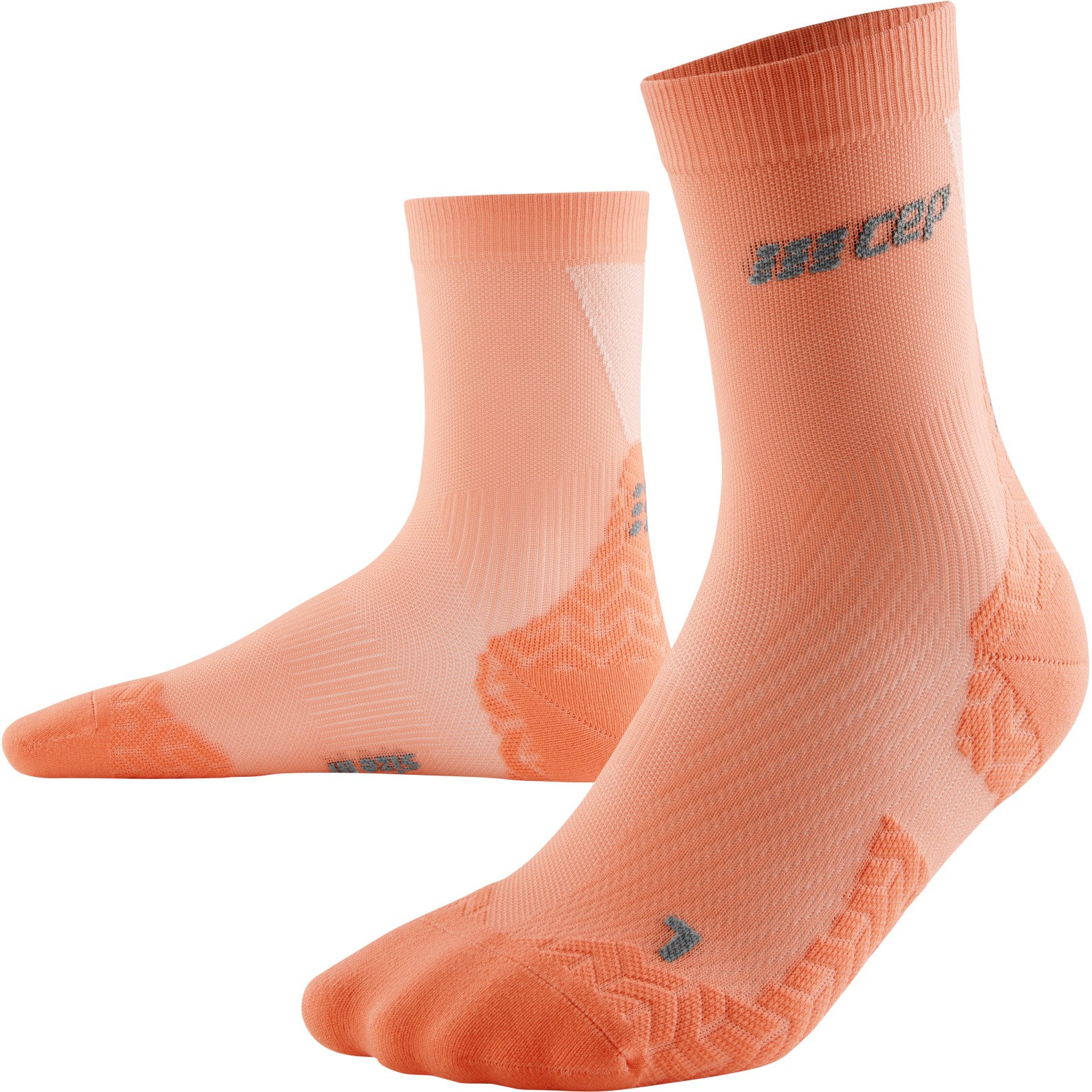 Picture of CEP Ultralight Mid Cut Compression Socks V3 Women - coral/cream