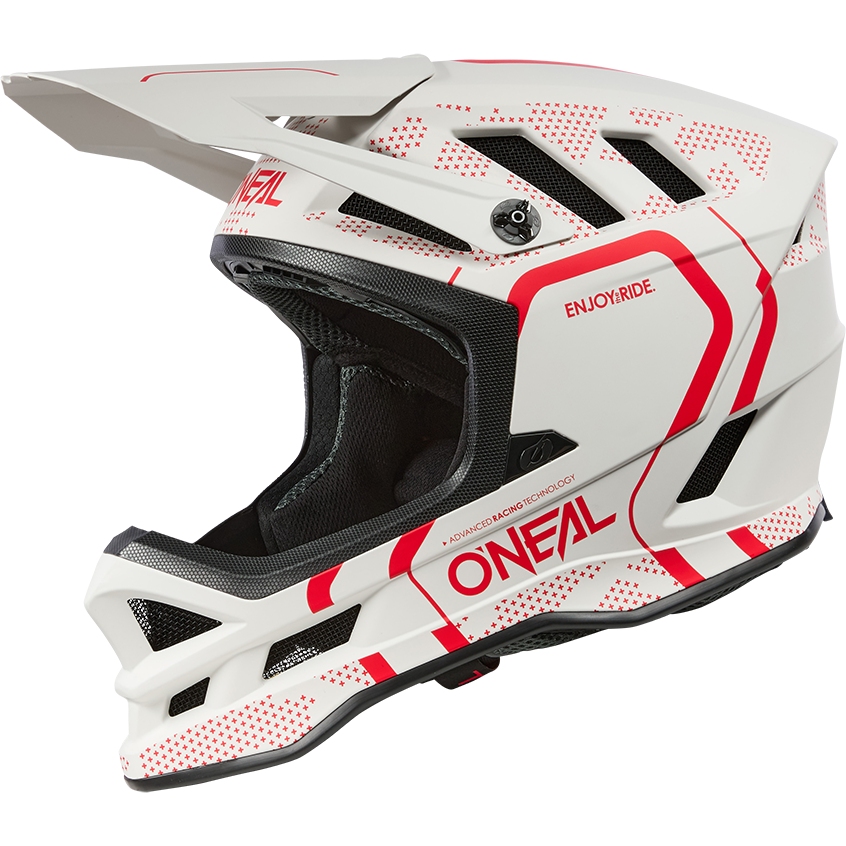 Produktbild von O&#039;Neal Blade Polyacrylite Helm - STRIKE V.25 weiß/rot