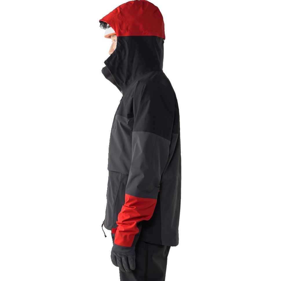 スノーボード HAGLOFS spitz jacket s black red Spitz GTX Pro II Jacket Men | Magnetite/True black | Jackets